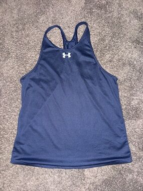 Under Armour Navy Blue Women's Racerback Tank Top